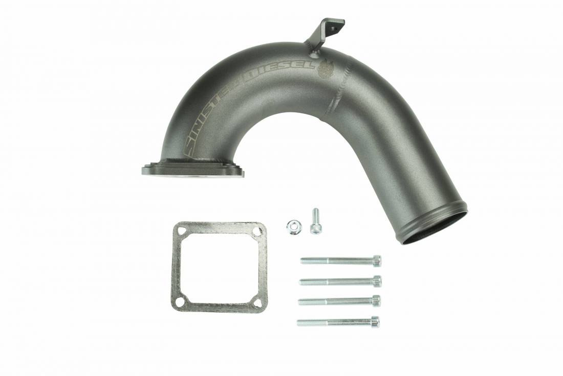 Sinister Diesel SDG-INTEL-5.9-03 - 03-07 Dodge Cummins 5.9L Intake Elbow - Grey