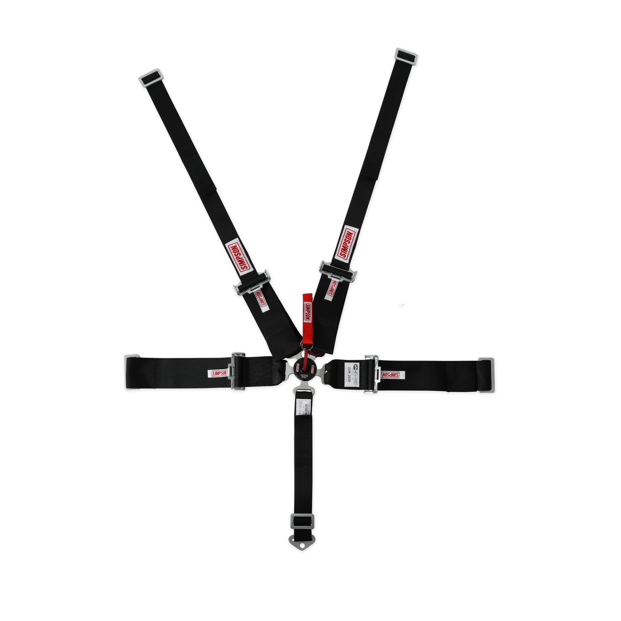 Simpson Safety 29112BKH - Simpson  LCL 55" Lap Wrap-Around 5-Point Pull-Down Harness Black Simpson Safety 29112BKH - Simpson  LCL 55" Lap Wrap-Around 5-Point Pull-Down Harness Black