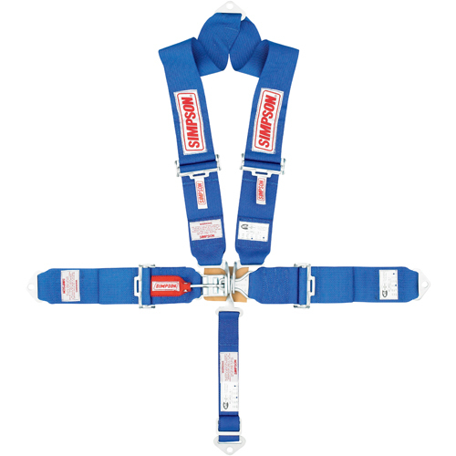 Simpson Safety 29065BK - Simpson Racing STD. Latch & Link 5pt. Harness