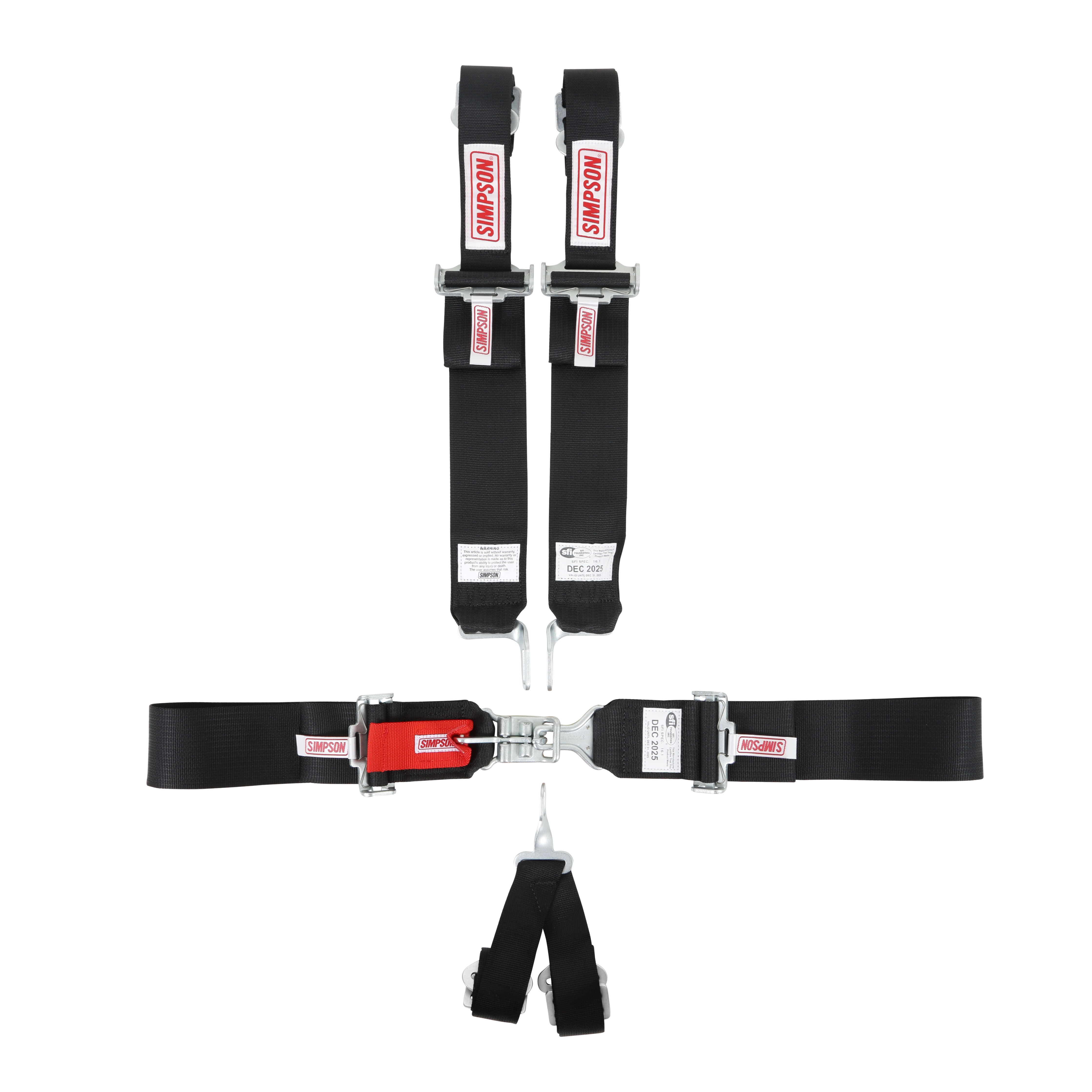 Simpson Safety 290636HK - Simpson Racing 6 PT 55" Seat Belt Bolt-In Simpson Safety 290636HK - Simpson Racing 6 PT 55" Seat Belt Bolt-In
