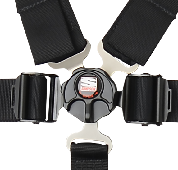 Simpson Safety 29110BKHL3X - Simpson Racing 3" Camlock Harness