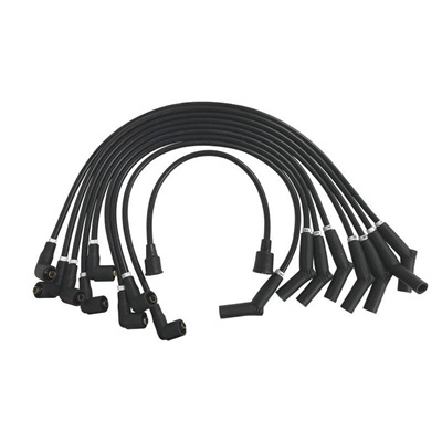 Scott Drake C5OZ-12259-BK8 - 8mm Ford Logo Ignition Wires Black