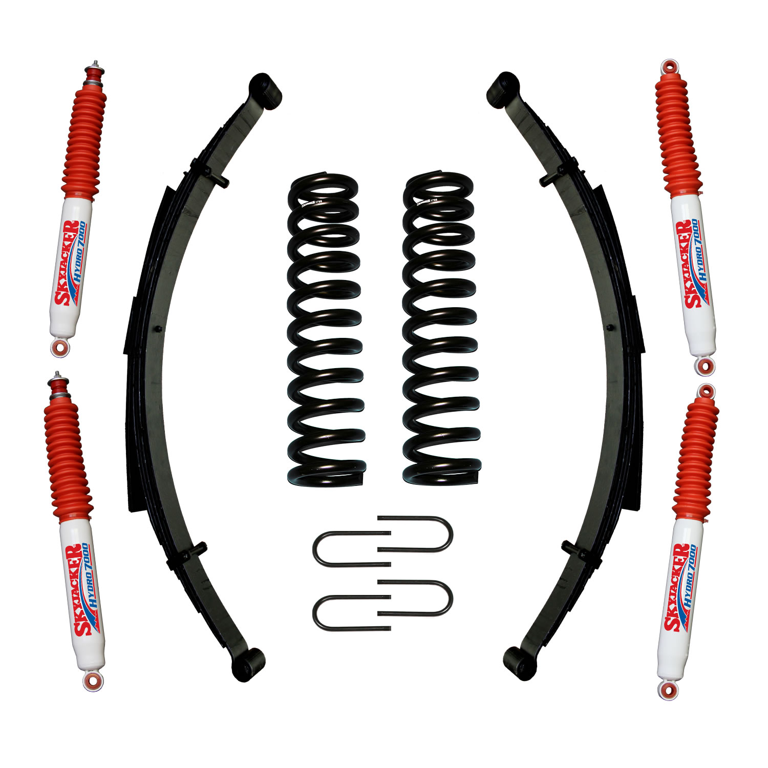 Skyjacker 176BKS-H - Bronco Suspension Lift Kit 78-79 Bronco w/Shock 6 Inch Lift Incl. Front/Rear Springs Rear U Bolt Kit