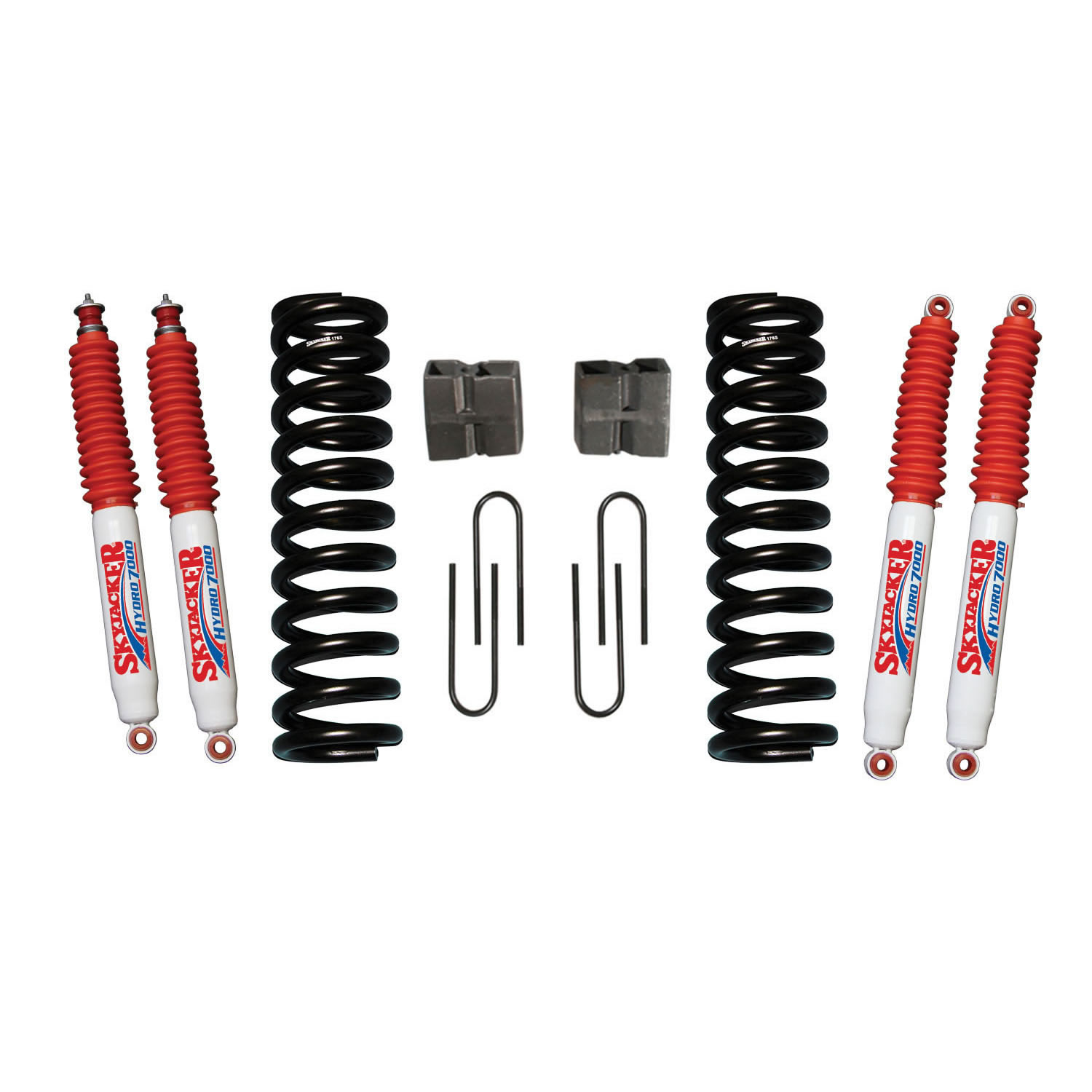 Skyjacker 176BK-H - Bronco Suspension Lift Kit 78-79 Bronco w/Shock 6 Inch Lift Incl. Front Coil Springs Rear U Bolt Kit Rear Blocks