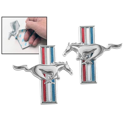 Scott Drake C5ZZ-16228-9-SK - Fender Emblems, Stick-On, Running Horse