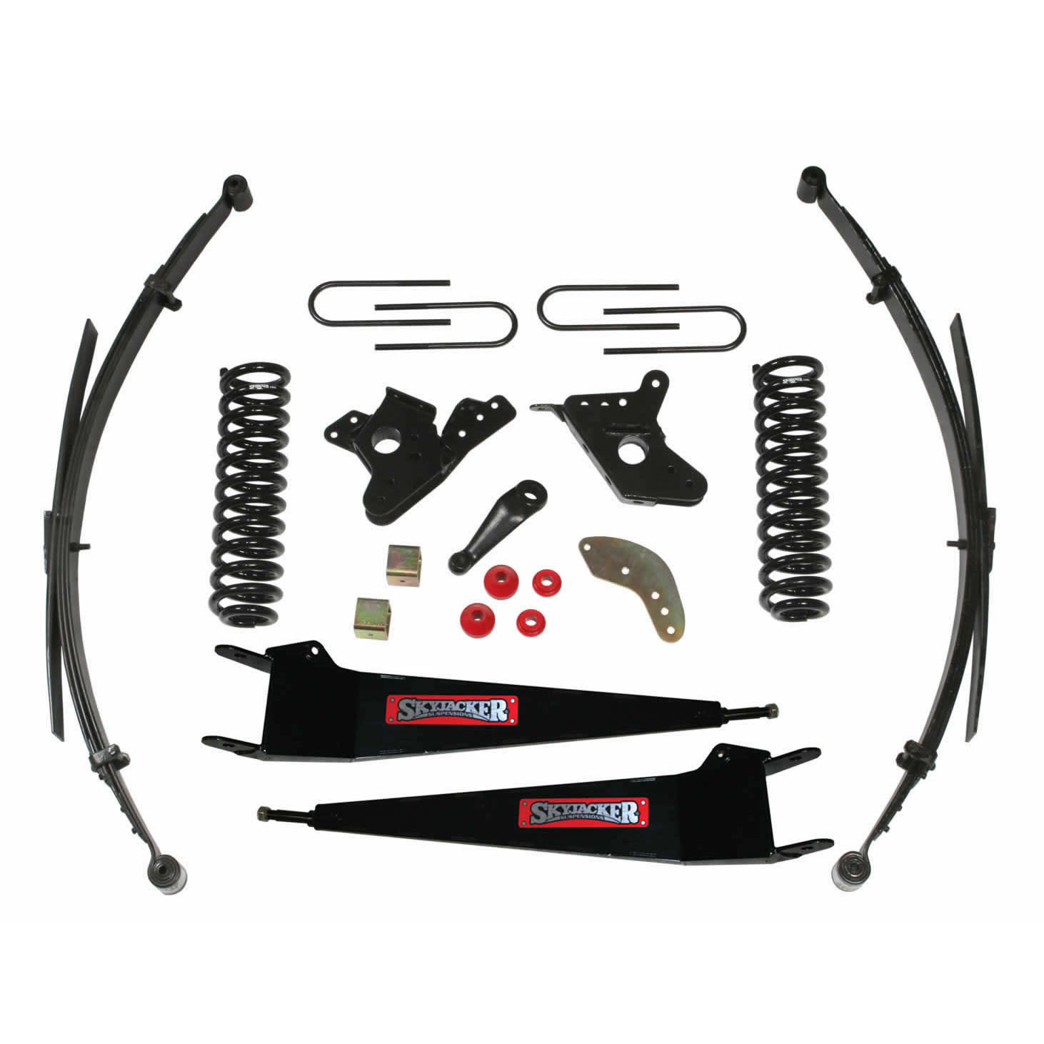 Skyjacker 284PKS-A - F-150 Class II Lift Kit 4 Inch Lift 80-96 F-150 Includes Front/Rear Springs Radius Arm Brackets Bump Stops Rear U Bolt Kit Pitman Arm