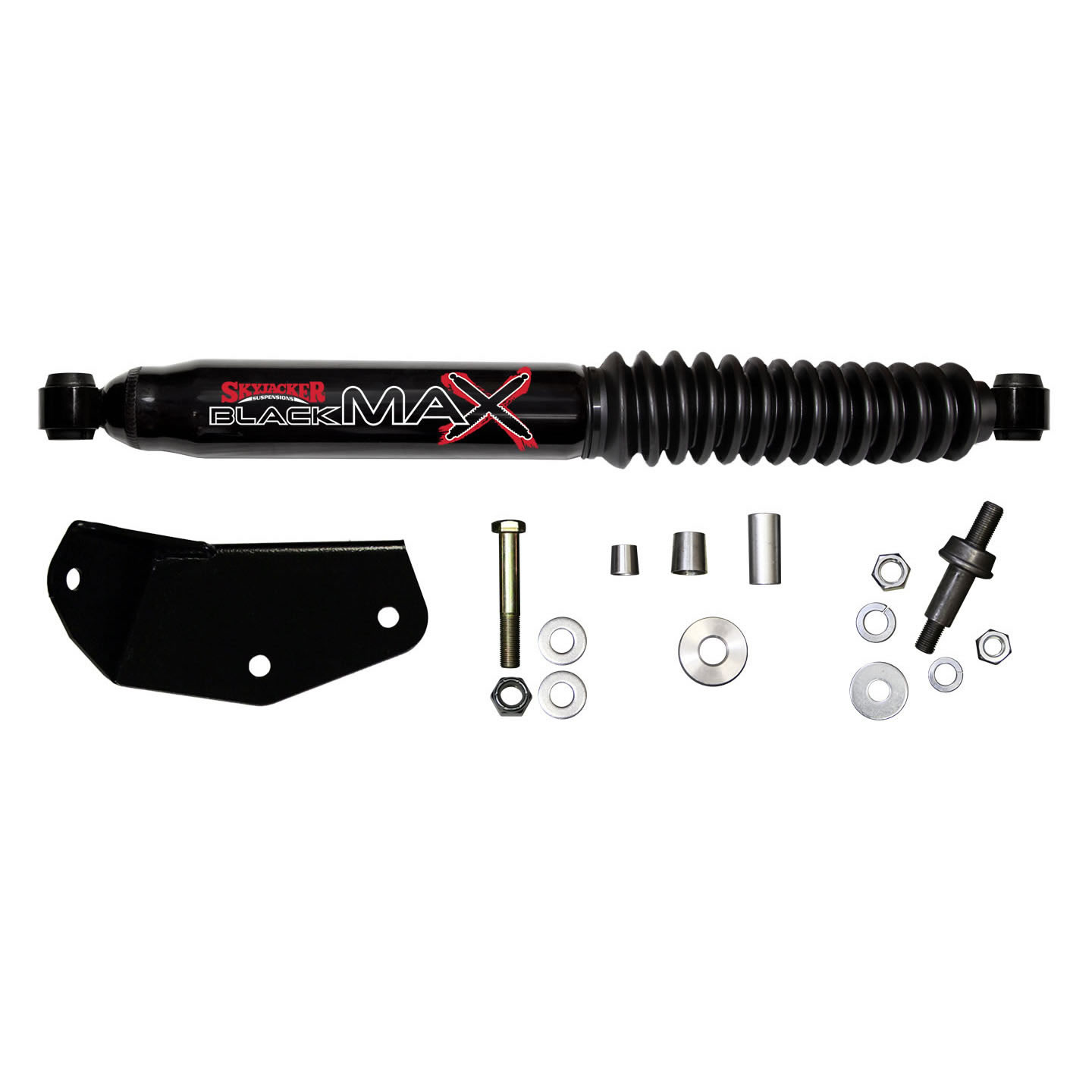 Skyjacker 8154 - Steering Stabilizer Single Kit Black  Single Kit For Use w/4 Inch Lift