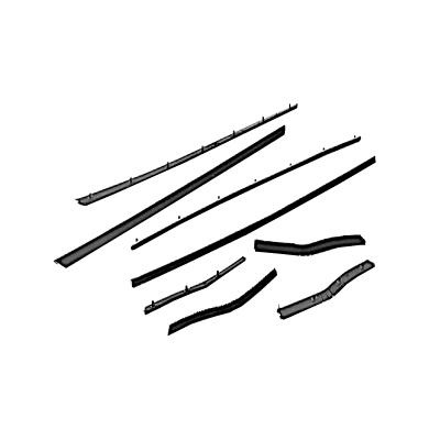 Scott Drake C5ZZ-6321458-9S - Window Channel Strip Set