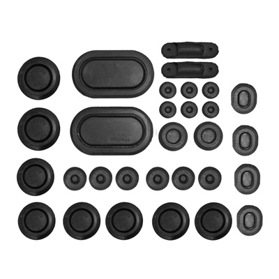 Scott Drake C5ZZ-6511135-K - 1964-66 Mustang Rubber Grommet Kit (30 pc)