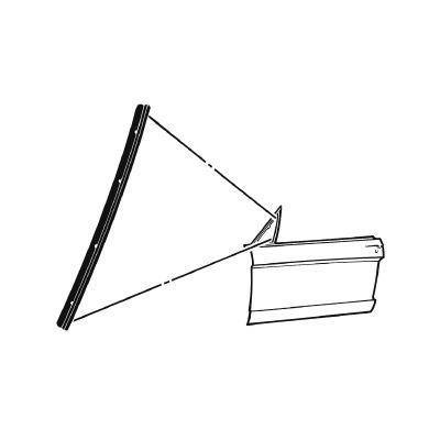 Scott Drake C5ZZ-6521450-A - Vent Window Weatherstrip