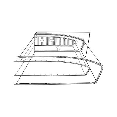 Scott Drake C5ZZ-652043-71 - Door Interior Trim Panel
