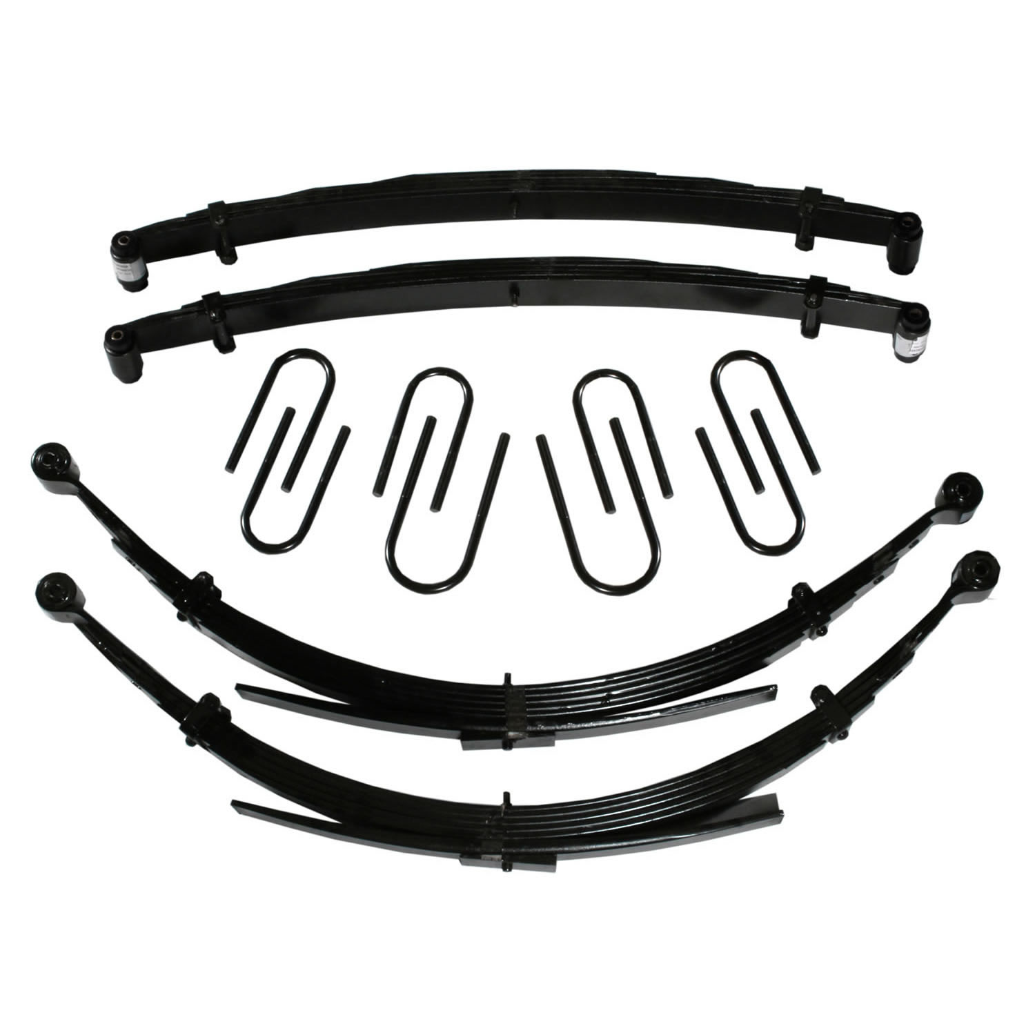 Skyjacker C140BKS - Lift Kit 4 Inch Lift For Use w/52 Inch Rear Springs Includes Front/Rear Leaf Springs Front/Rear U Bolt Kits Bushing Kit 73-74 K20  K25/K2500 Pickup