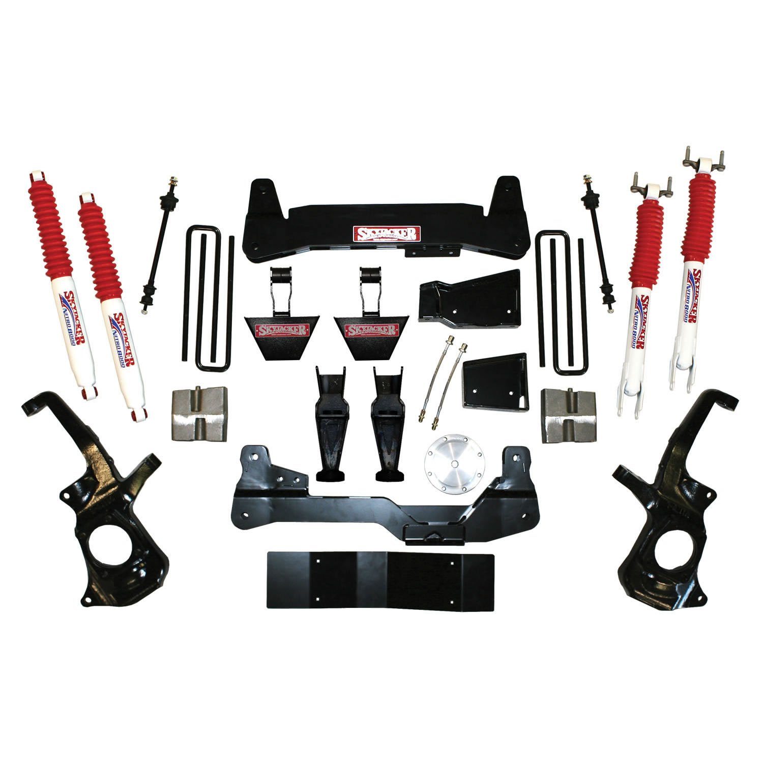 Skyjacker C11680K-R - Suspension Lift Kit w/Shock 6 Inch Lift Incl. Knuckles Crossmembers 11-17 Chevrolet Silverado 2500/3500 HD 11-17 GMC Sierra 2500/3500 HD Skyjacker C11680K-R - Suspension Lift Kit w/Shock 6 Inch Lift Incl. Knuckles Crossmembers 11-17 Chevrolet Silverado 2500/3500 HD 11-17 GMC Sierra 2500/3500 HD