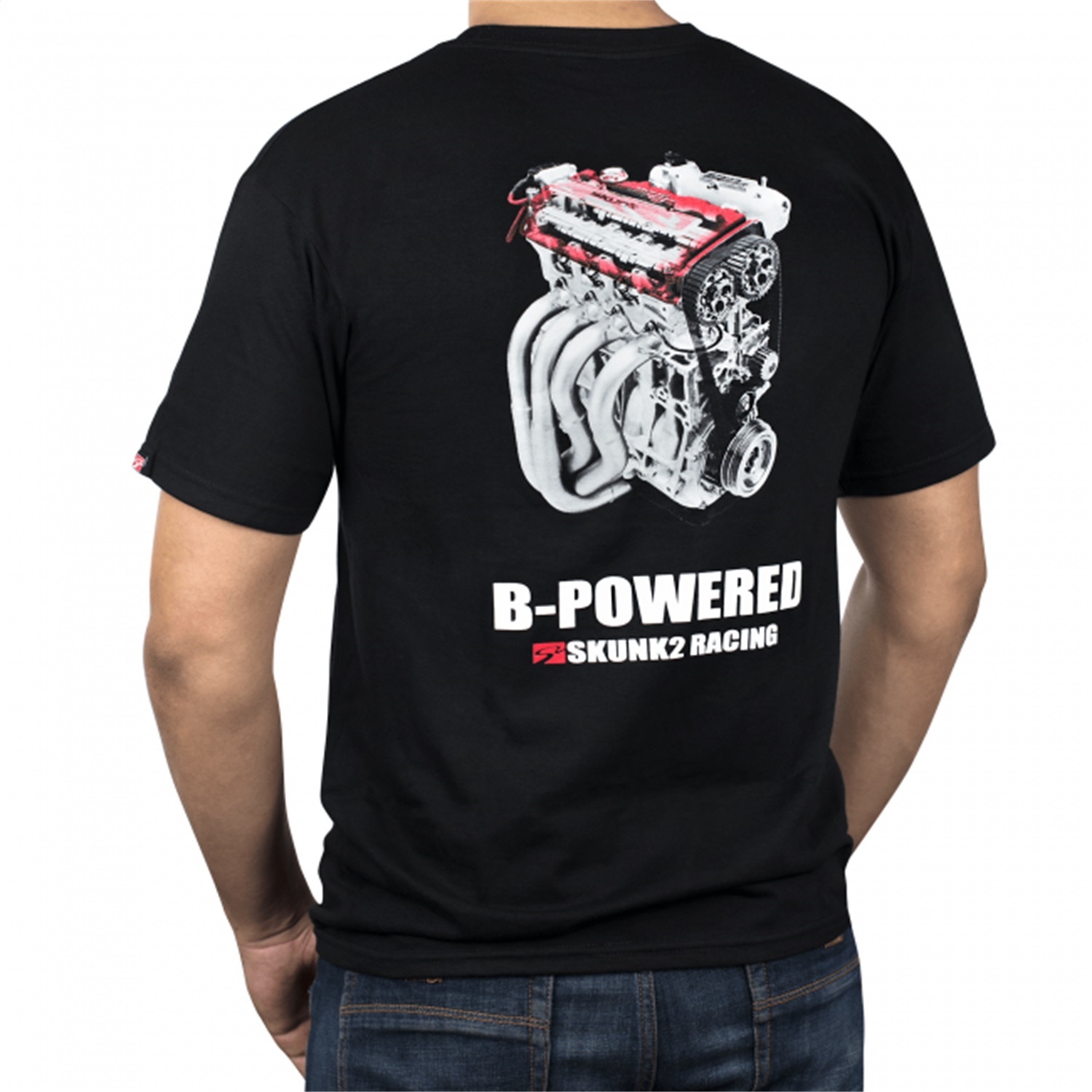 Skunk2 735-99-0880 - B-Power Tee (Black) - XXL Skunk2 735-99-0880 - B-Power Tee (Black) - XXL