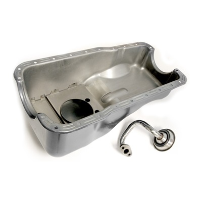 Scott Drake C5ZZ-6675-22-K - Oil Pan Front Sump with Baffle and Pickup Kit