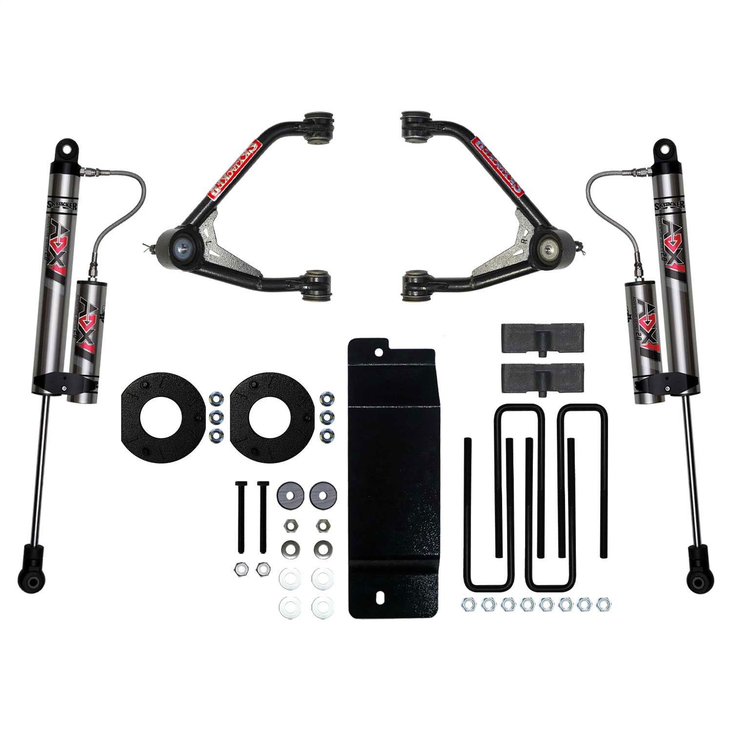 Skyjacker C17350KAX - 3.5 in. Suspension Lift Kit With ADX 2.0 Remote Reservoir Shocks