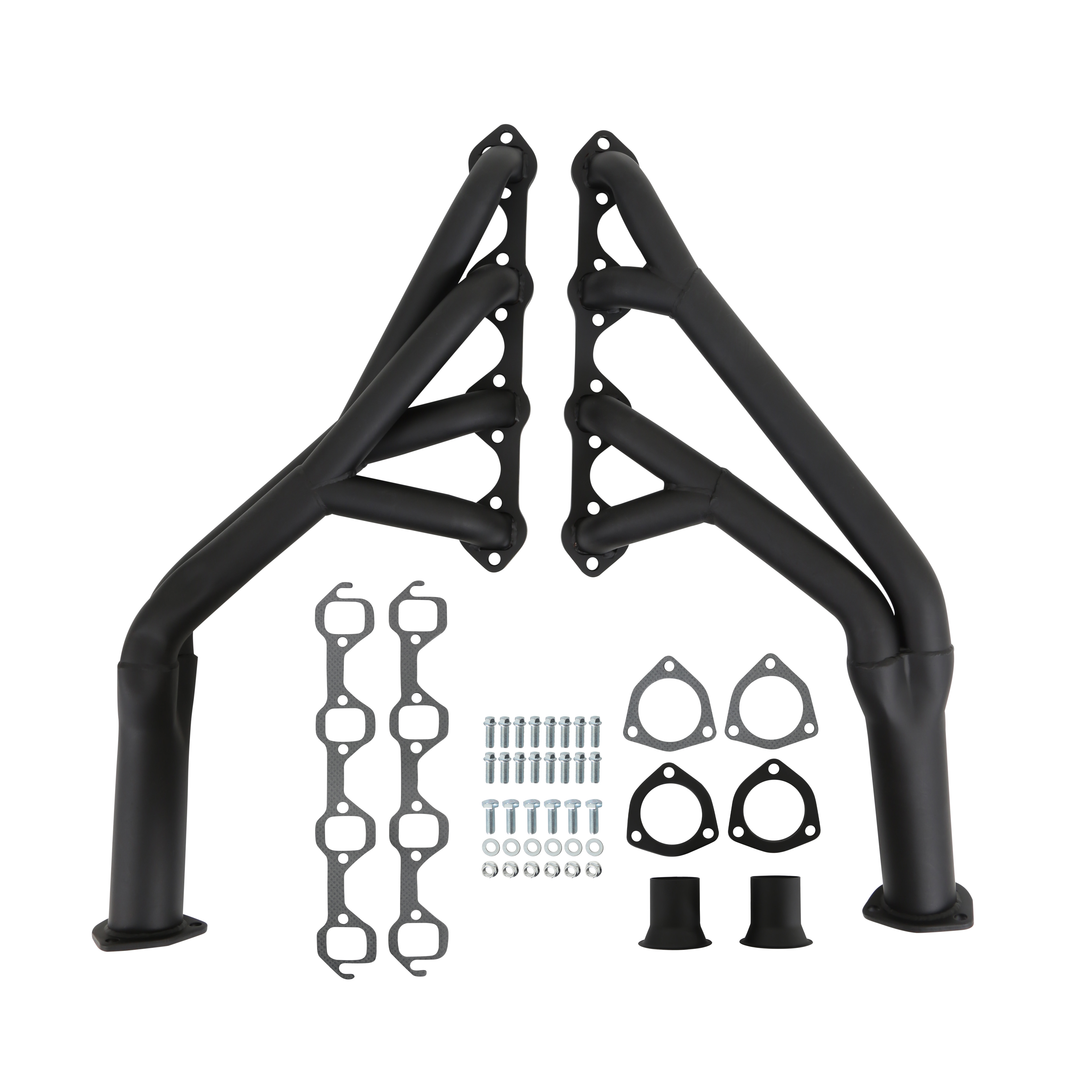 Scott Drake C5ZZ-9430-BK - Tri-Y Headers, Black, Painted