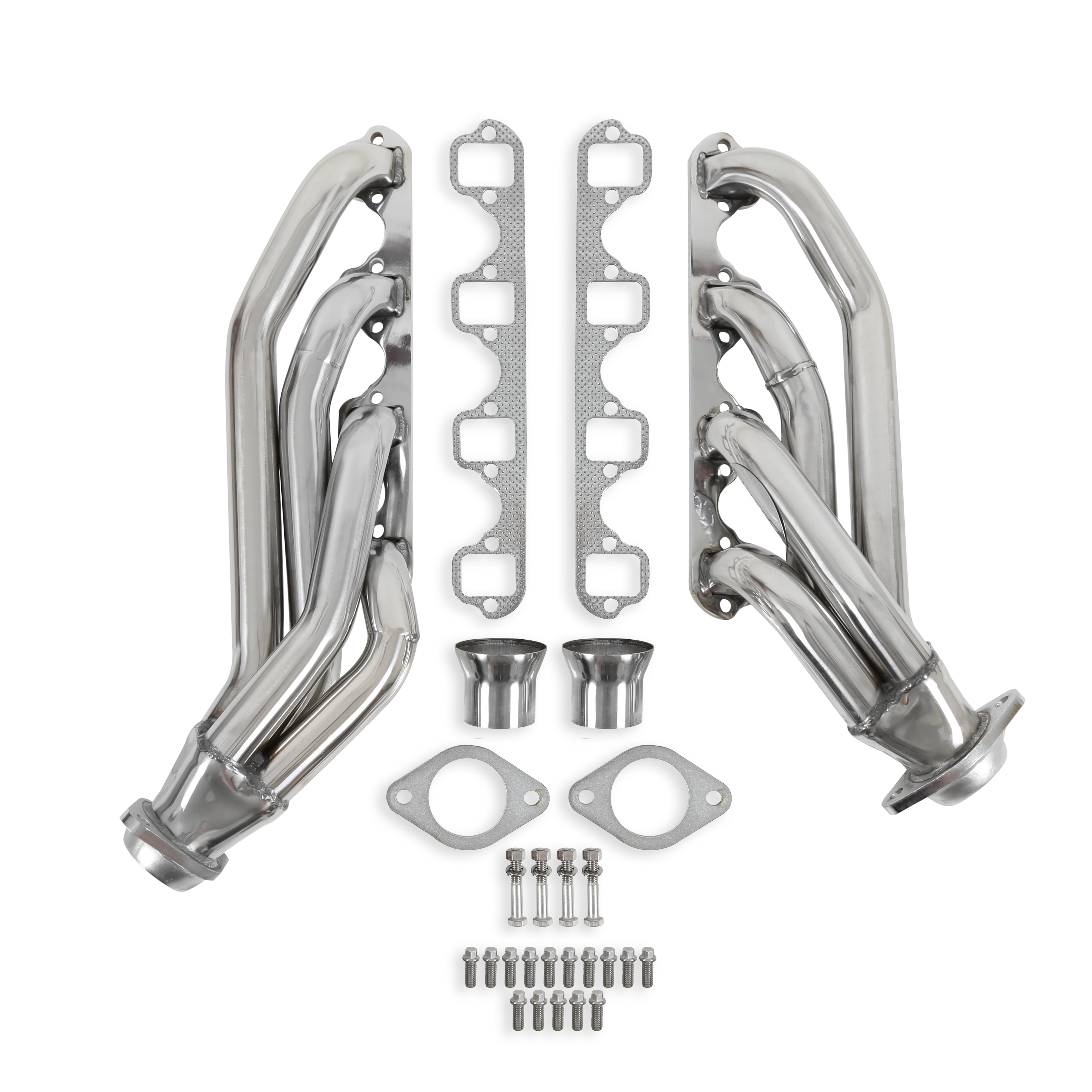 Scott Drake C5ZZ-9430-SS-SH - Stainless Steel Shorty Headers