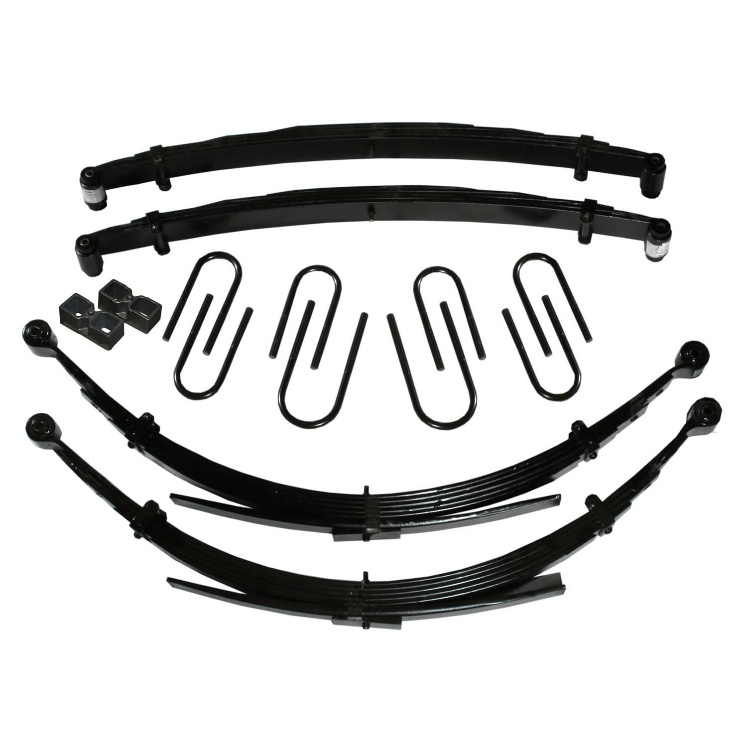 Skyjacker C280AKSD - Lift Kit 8 Inch Lift For Use w/56 Inch Rear Spring 69-72 K10, K20 69-72 GMC K15/K1500, K25/K2500 Includes Front/Rear Leaf Springs Front/Rear U Bolt Kit Bushing Kits 2 Inch Rear Blocks Brake Line Brackets