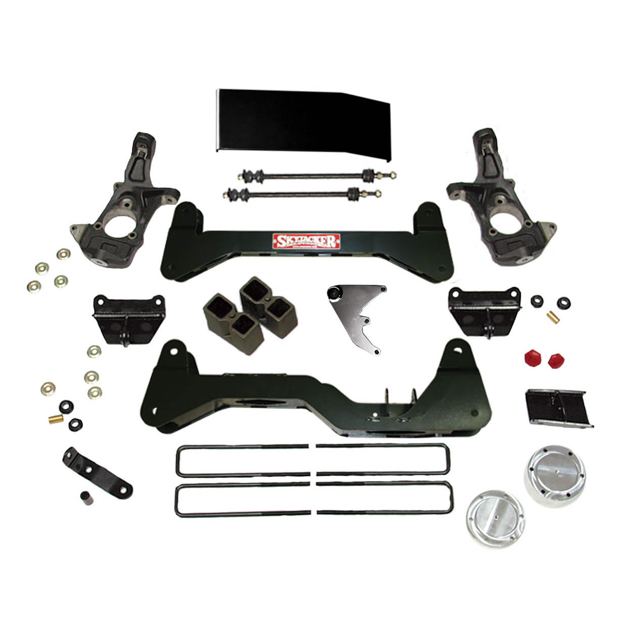 Skyjacker C9661K-NSP - Lift Kit 6 Inch Lift 99-06 Silverado/Sierra 1500 Includes Rear Block And Add-A-Leafs No Skid Plate