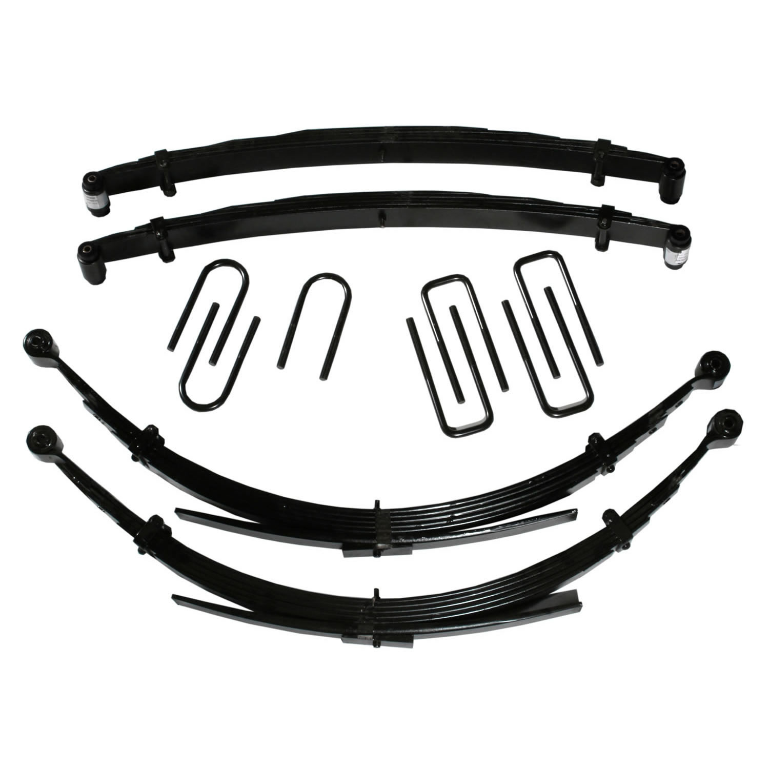 Skyjacker D600BKS - Lift Kit 6 Inch Lift 75-93 Dodge Includes Front/Rear Leaf Springs Front/Rear U Bolt Kits Front Bushing Kit