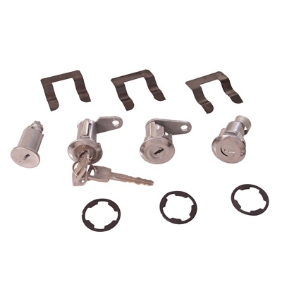 Scott Drake C7AZ-6222050-MK - Door Lock Cylinder Set