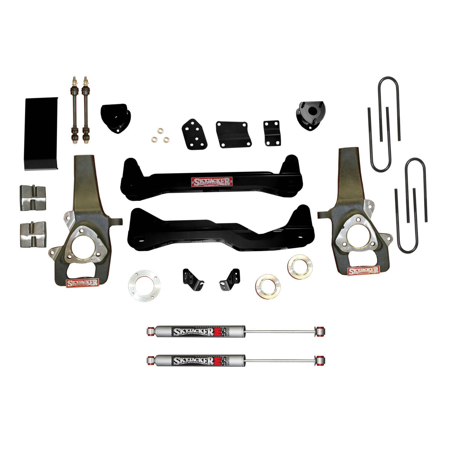 Skyjacker D660SSK-M - Suspension Lift Kit w/Shock M95 Performance Shocks 6 Inch Lift 4 Shocks 06-08 Dodge Ram 1500 Skyjacker D660SSK-M - Suspension Lift Kit w/Shock M95 Performance Shocks 6 Inch Lift 4 Shocks 06-08 Dodge Ram 1500