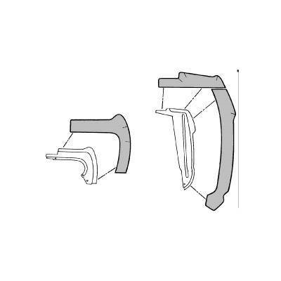 Scott Drake C7ZZ-16A572-A - Fender Splash Shield Kit Scott Drake C7ZZ-16A572-A - Fender Splash Shield Kit