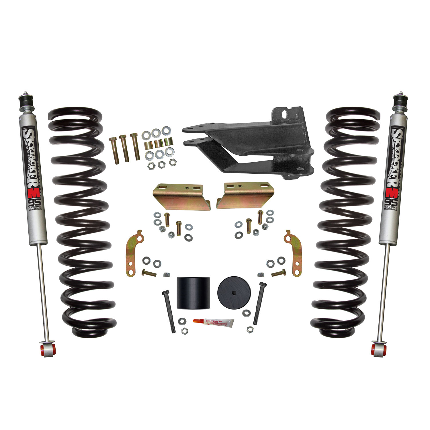 Skyjacker F1725VBK-M - 2.5 in. Front Leveling Kit With M95 Monotube Shocks