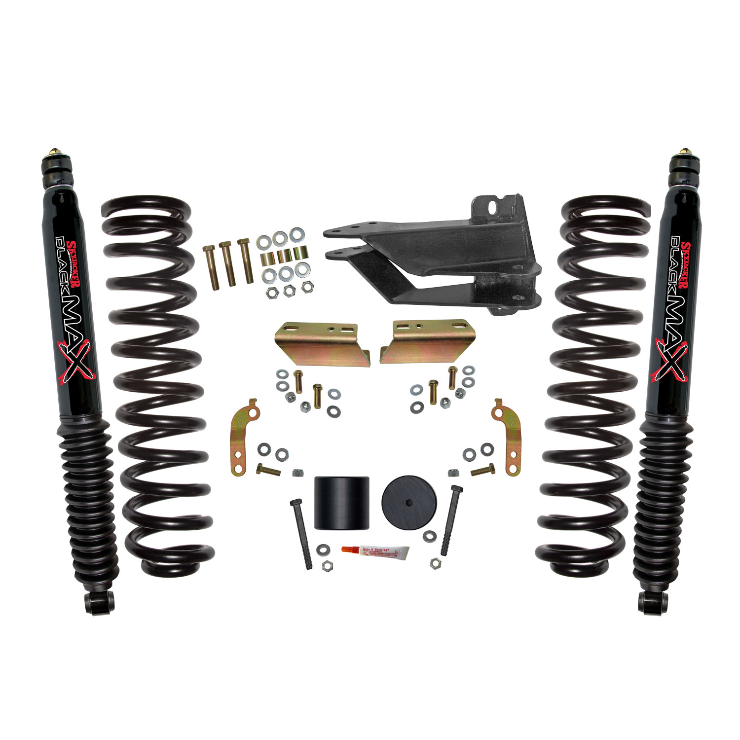 Skyjacker F1725VBK-B - 2.5 in. Front Leveling Kit With Black MAX Shocks