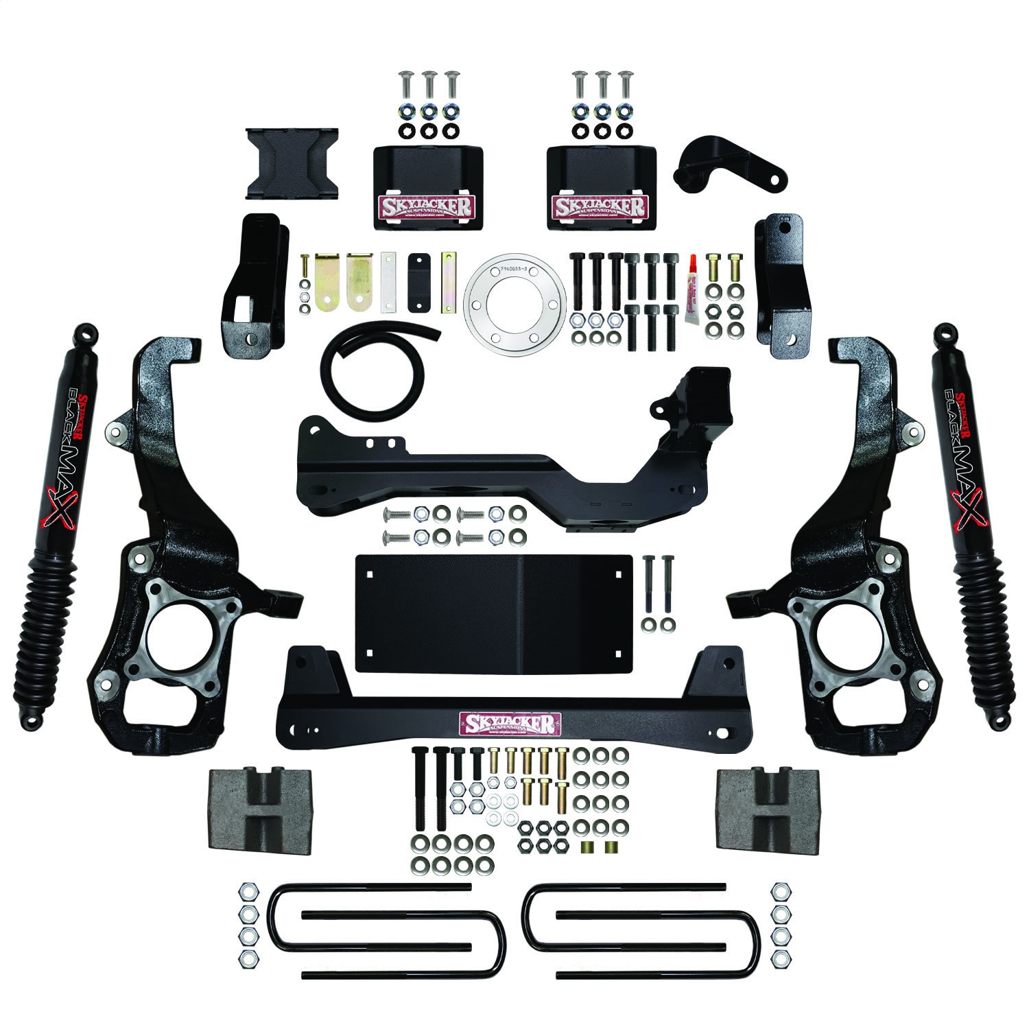 Skyjacker F2145BKB - 4.5 in. Suspension Lift Kit With Black Max Shocks