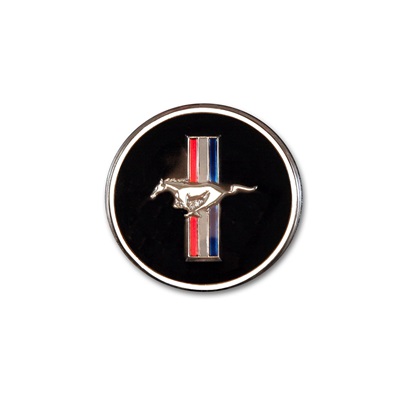 Scott Drake C7ZZ-65044A90-M - Horn Button and Dash Panel Emblem with Tri-Bar Logo