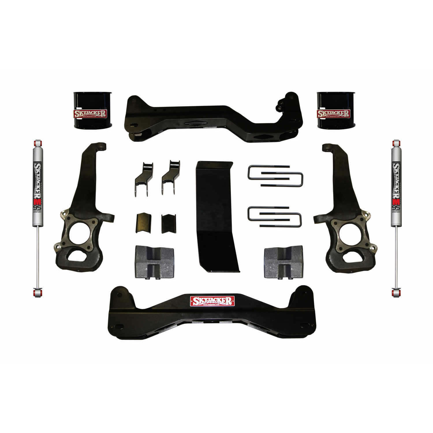 Skyjacker F460BKM - Suspension Lift Kit w/Shock w/M95 Monotube Shocks 6 Inch Lift 04-08 Ford F-150 Skyjacker F460BKM - Suspension Lift Kit w/Shock w/M95 Monotube Shocks 6 Inch Lift 04-08 Ford F-150