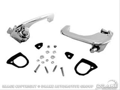 Scott Drake C7ZZ-6522404-5A - Exterior Door Handle Kit