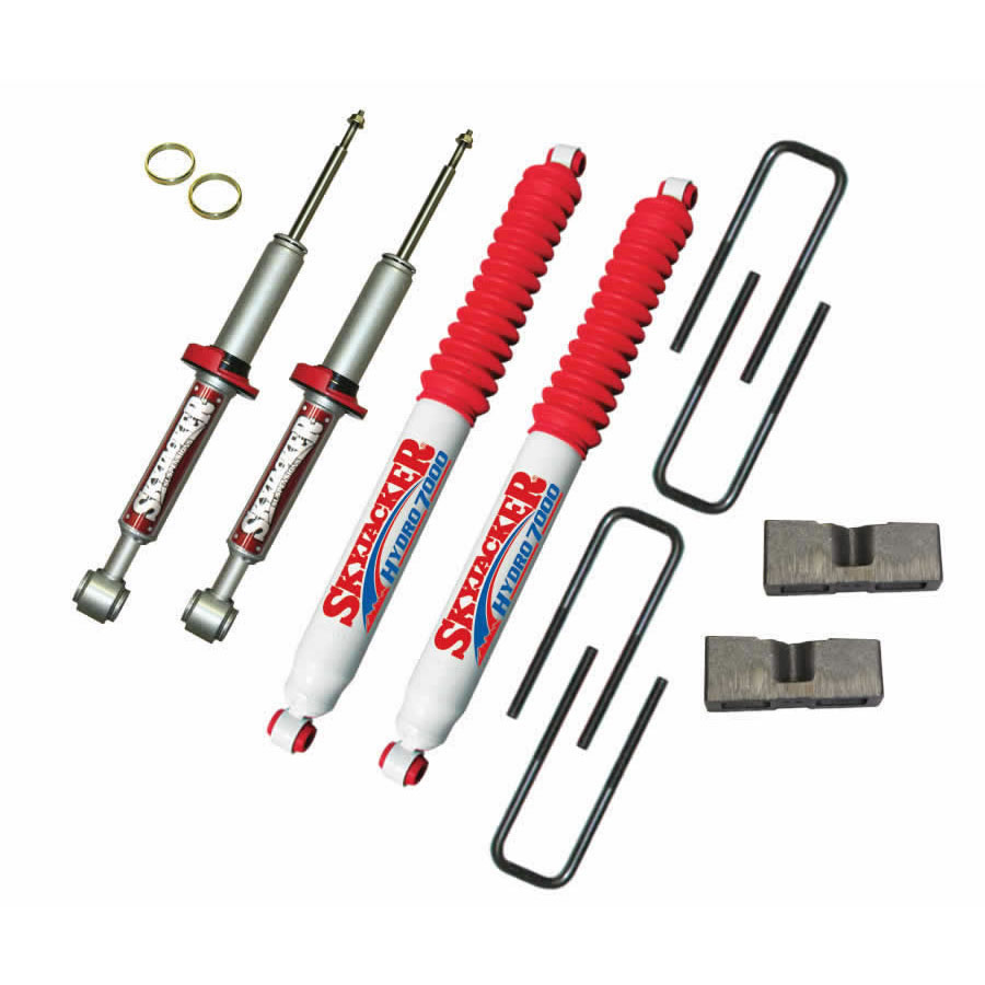 Skyjacker F432STBH-R - Suspension Lift Kit w/Shock 3 Inch Lift Incl. 2 Hydro Shocks Red Boot 04-08 Ford F-150 04 Ford F-150 Heritage