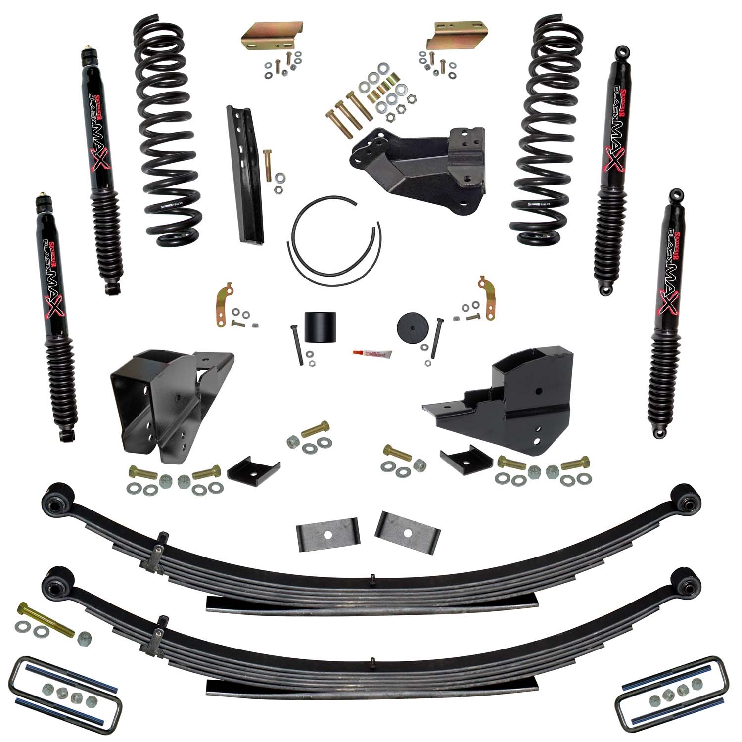 Skyjacker F23451KS-B - 4 In. Suspension Lift Kit w/ Black MAX Shocks