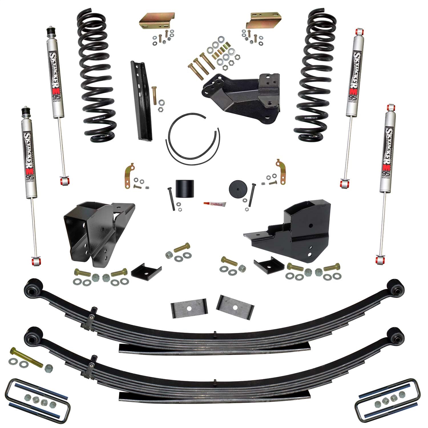 Skyjacker F23451KS-M - 4 In. Suspension Lift Kit w/ M95 Monotube Shocks