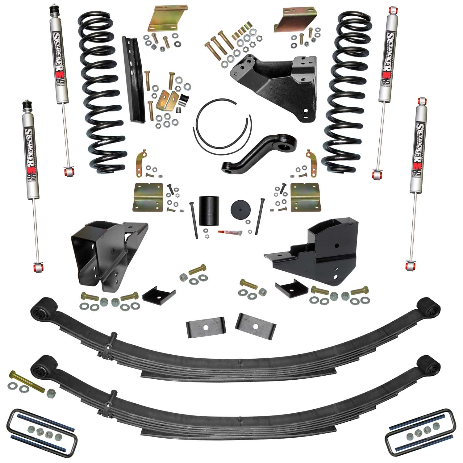 Skyjacker F23651KS-M - 6 In. Suspension Lift Kit w/ M95 Monotube Shocks