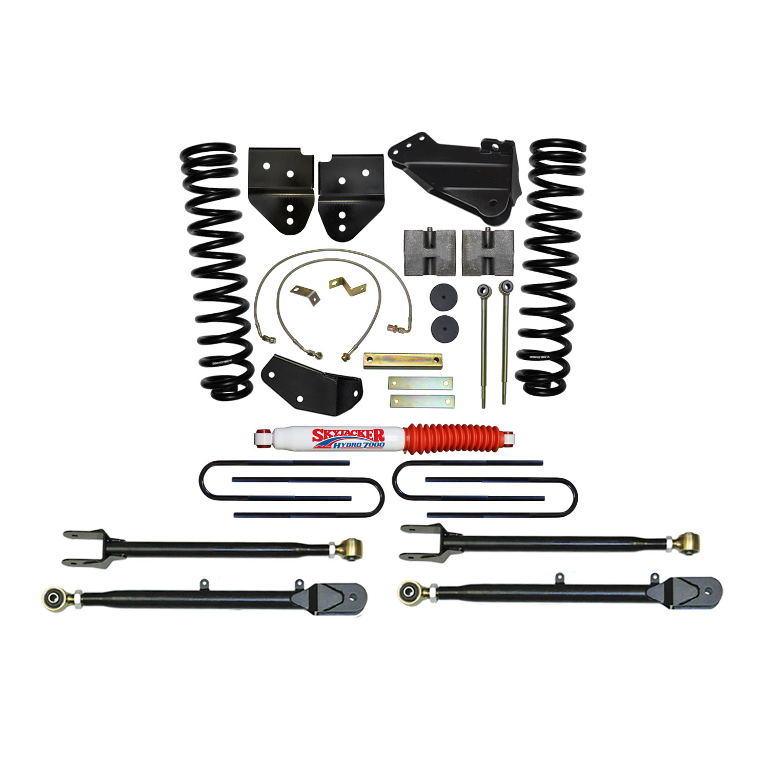 Skyjacker F56524K - Lift Kit 6 Inch Lift with Variable Rate Coil Springs 05-07 Ford F-250 Super Duty