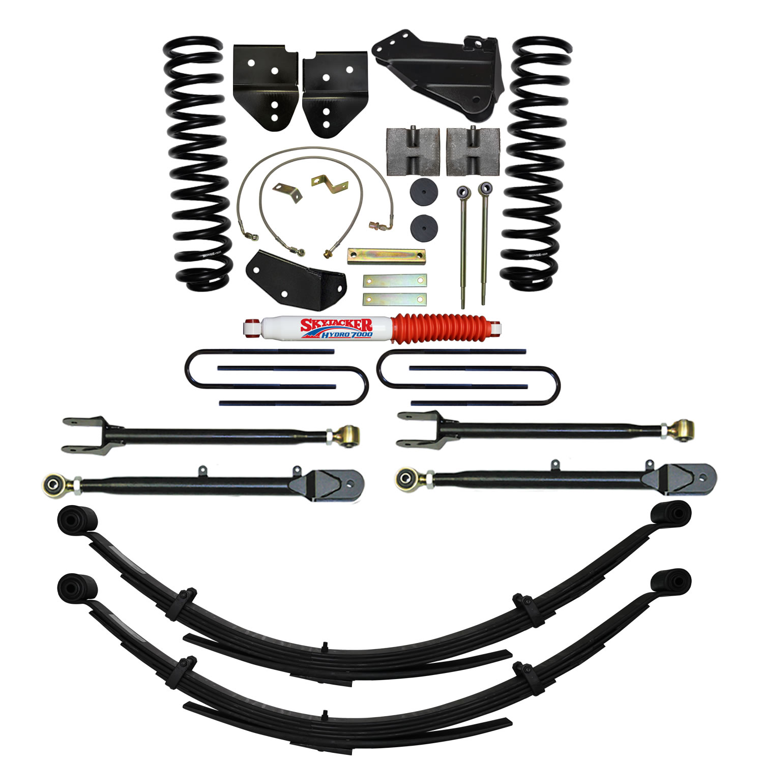 Skyjacker F56024K - Lift Kit 6 Inch Lift with Softride Coil Springs 05-07 Ford F-250 Super Duty