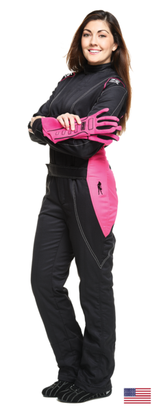 Simpson Safety V2P2501 - Simpson  Vixen II Ladies XX-Large Black/Pink