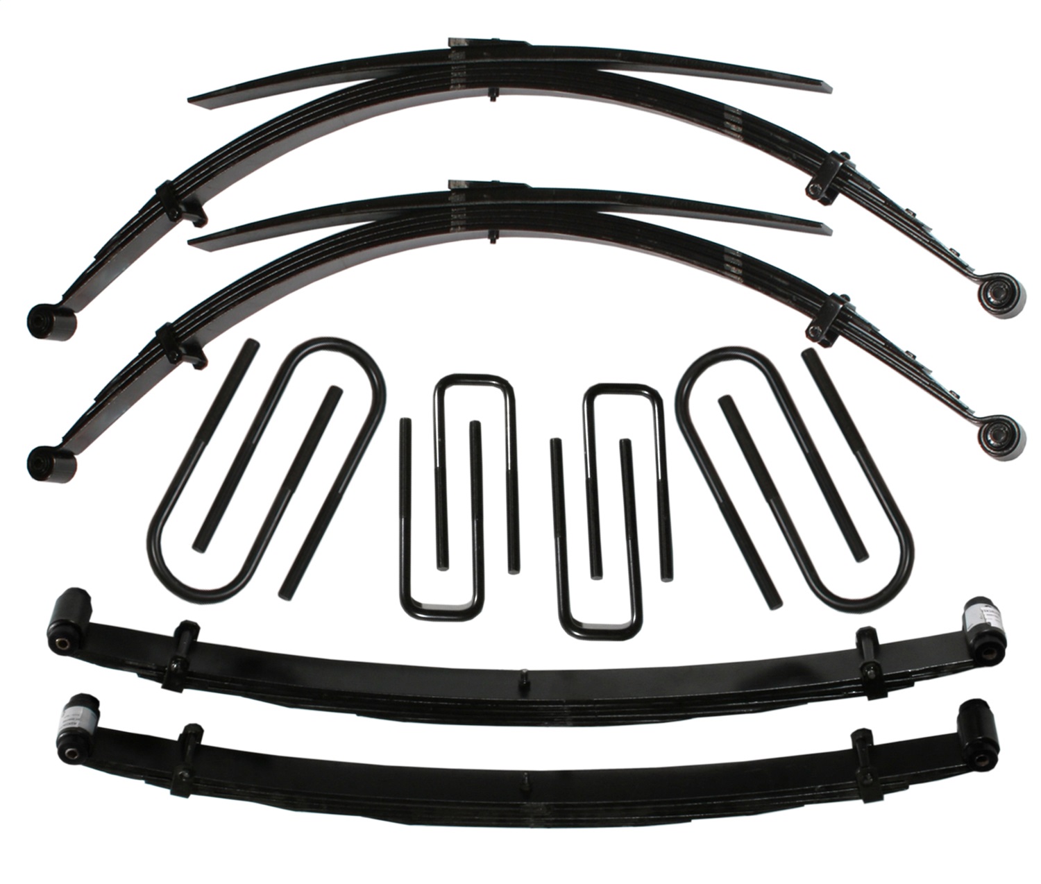 Skyjacker F740KS-B - 67-77 Ford F-250 4 in Suspension Lift System w/ Black MAX Shocks