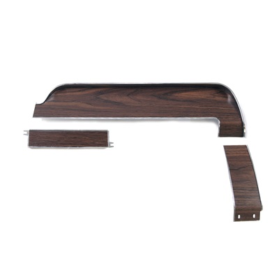 Scott Drake C8ZZ-6504410-KR - Deluxe Dash Panels (with Wood Grain, 3 Piece)
