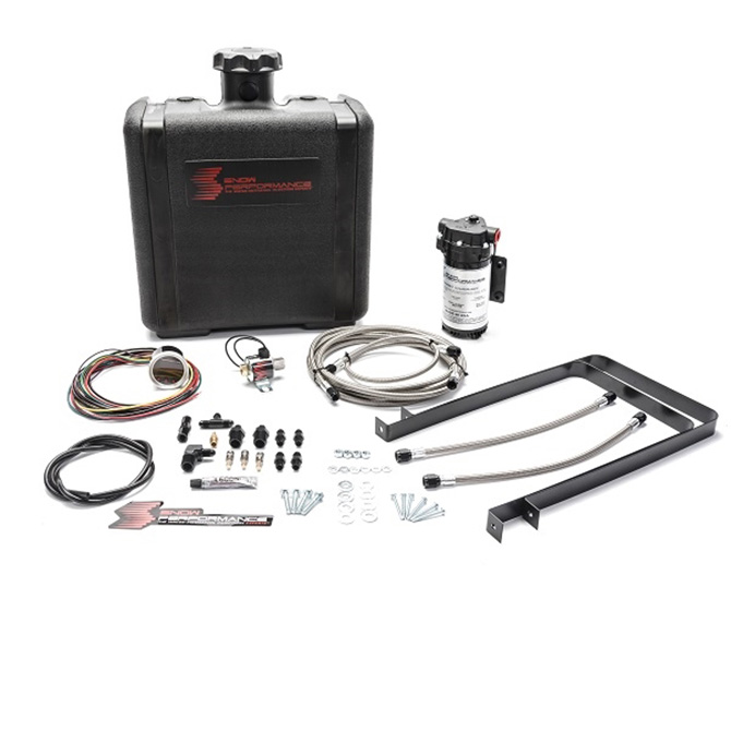 Snow Performance SNO-410-BRD - 07-17 Cummins 6.7L Stg 2 Boost Cooler Water Injection Kit (SS Braid Line & 4AN)