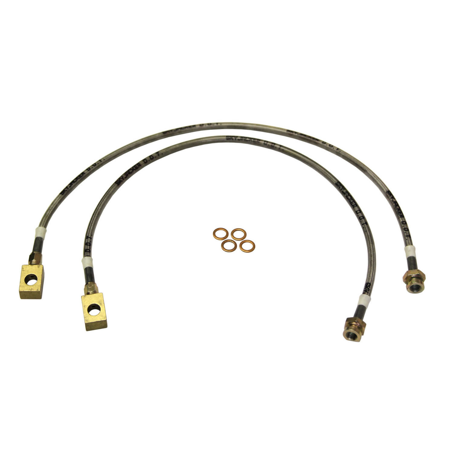Skyjacker FBL402 - Jeep Stainless Steel Brake Line 82-86 Front Lift Height 0-2.5 Inch Pair