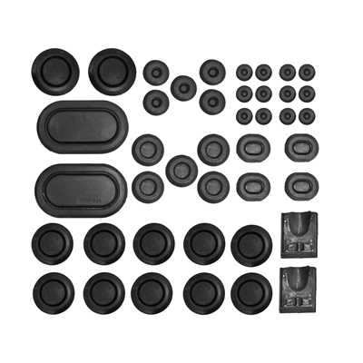 Scott Drake C9ZZ-6511135-K - 1969-70 Mustang Rubber Grommet Kit (42 pc) Scott Drake C9ZZ-6511135-K - 1969-70 Mustang Rubber Grommet Kit (42 pc)