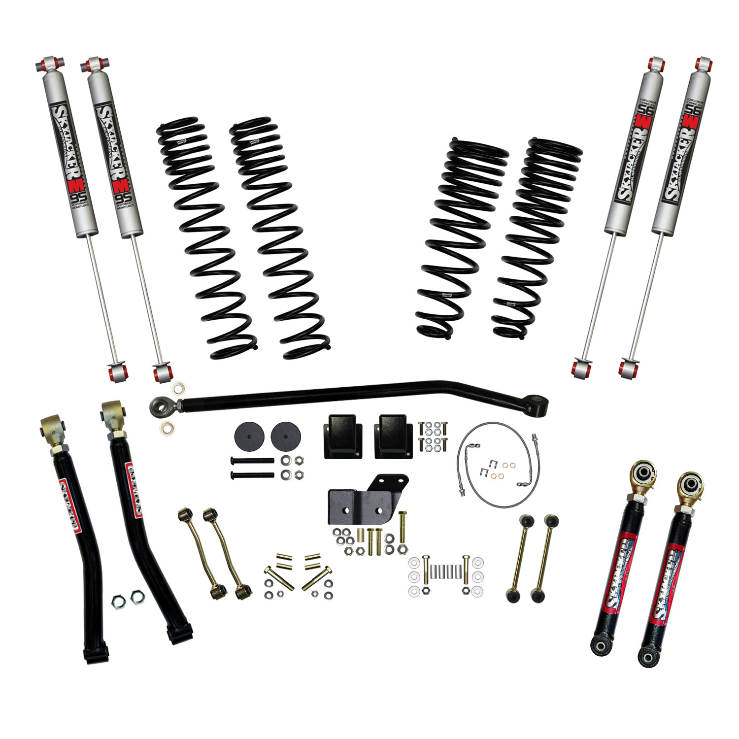 Skyjacker G602RKMLT - 6in Dual Rate Long Travel Suspension Lift System for Gladiator JT