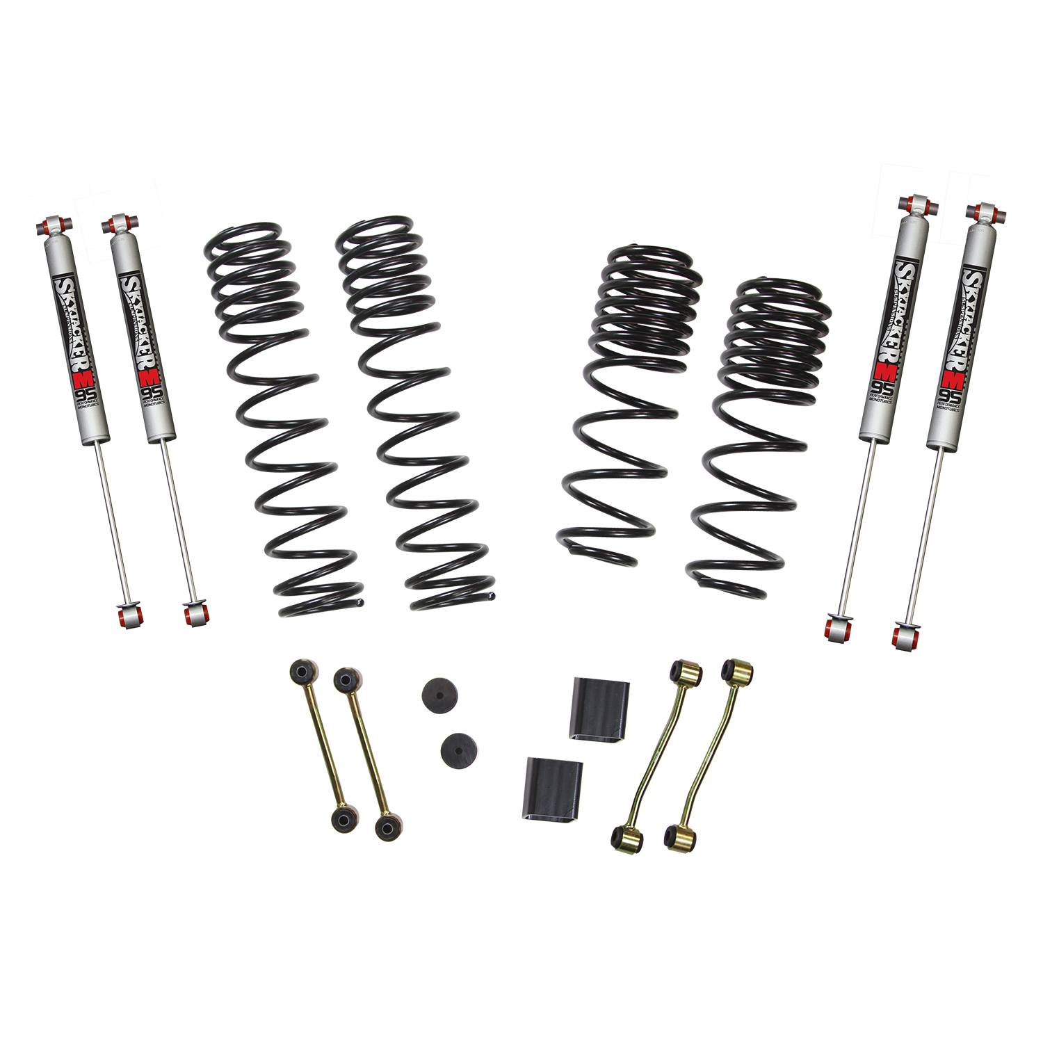Skyjacker JL25BPMLTD - Jeep JL Diesel 2.5 Inch Dual Rate Long Travel Suspension Lift W/M95 Monotube 9500 2020 Wrangler JL Non-Rubicon