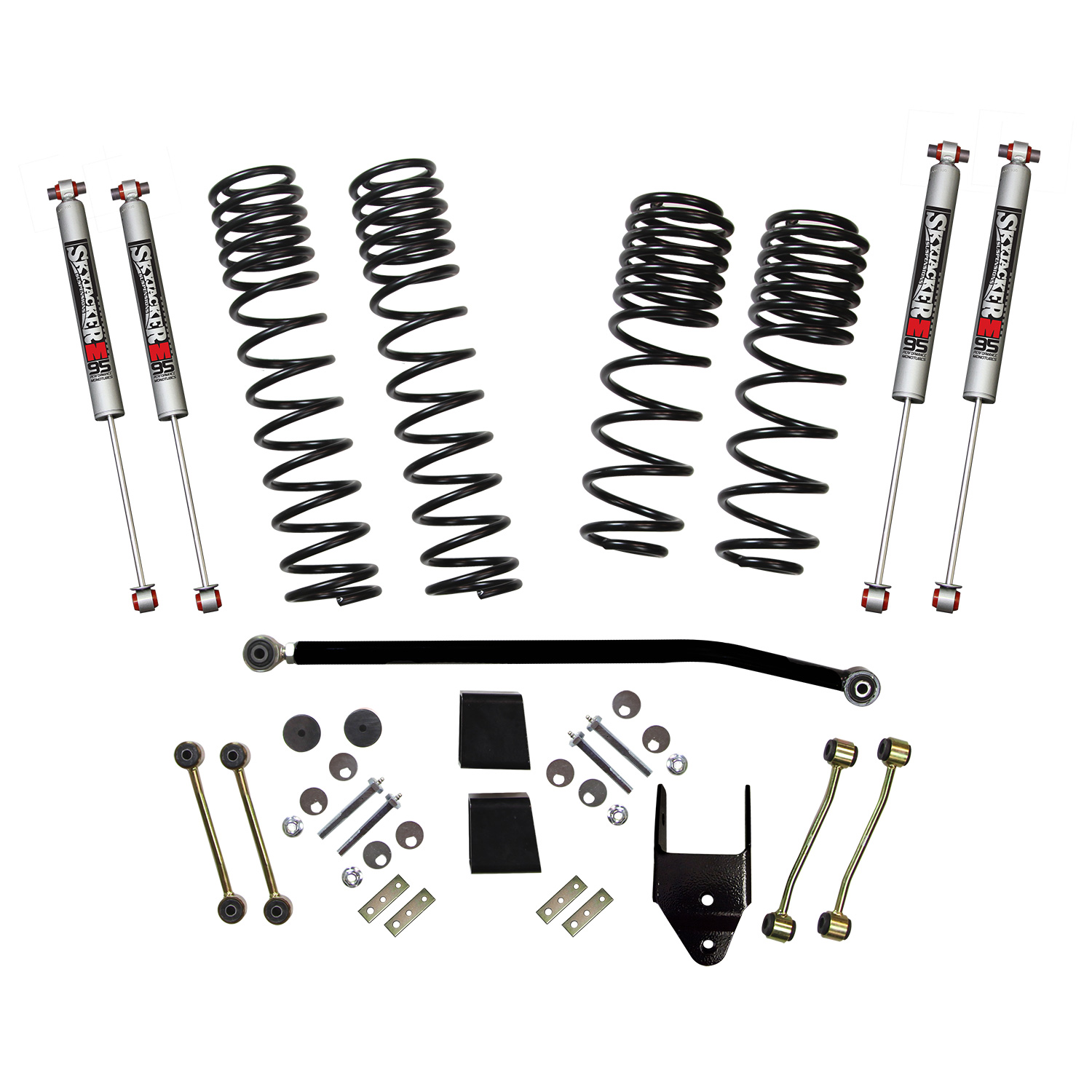 Skyjacker JL40BPMLTD - Jeep JL Diesel 3.5-4.0 Inch Dual Rate Long Travel Suspension Lift W/M95 Monotube 9500 2020 Wrangler JL Non-Rubicon