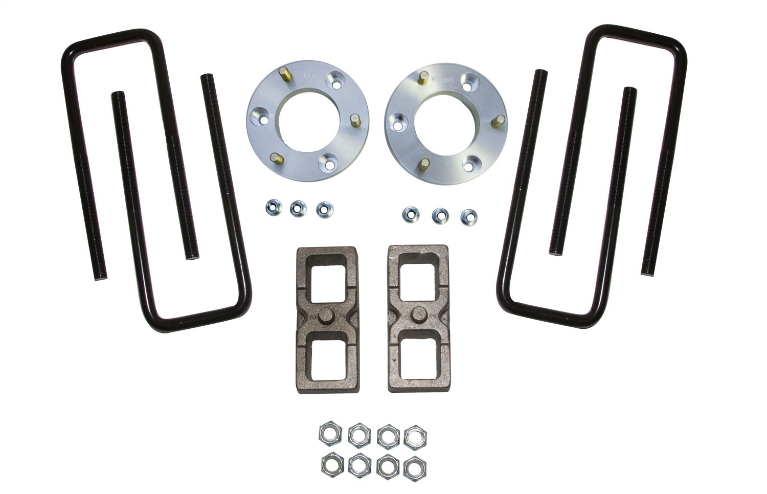 Skyjacker NT26MSP - Lift Kit 2 Inch Lift Front 16-17 Nissan Titan XD Includes Upper Strut Spacers Rear Blocks U-Bolts and Hardware